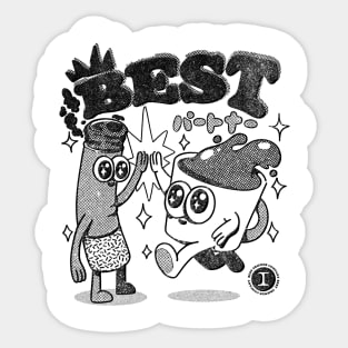 Best Friends - Coffee and Cigarette Sticker